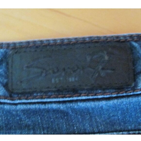 Seven7 Legging Dark Distressed Wash Denim Jeans - Picture 8 of 12